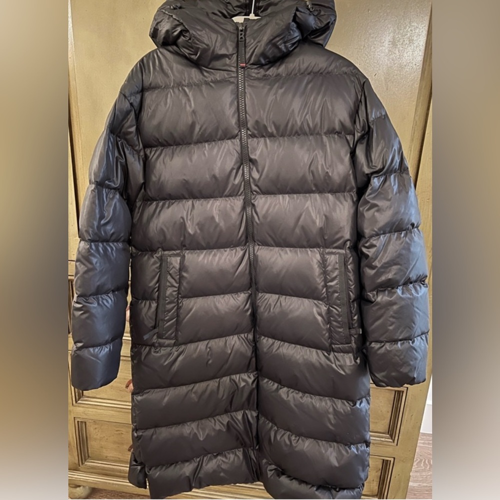 Bogner Black Fire & Ice Puffer Down Coat Size 10.  In great condition